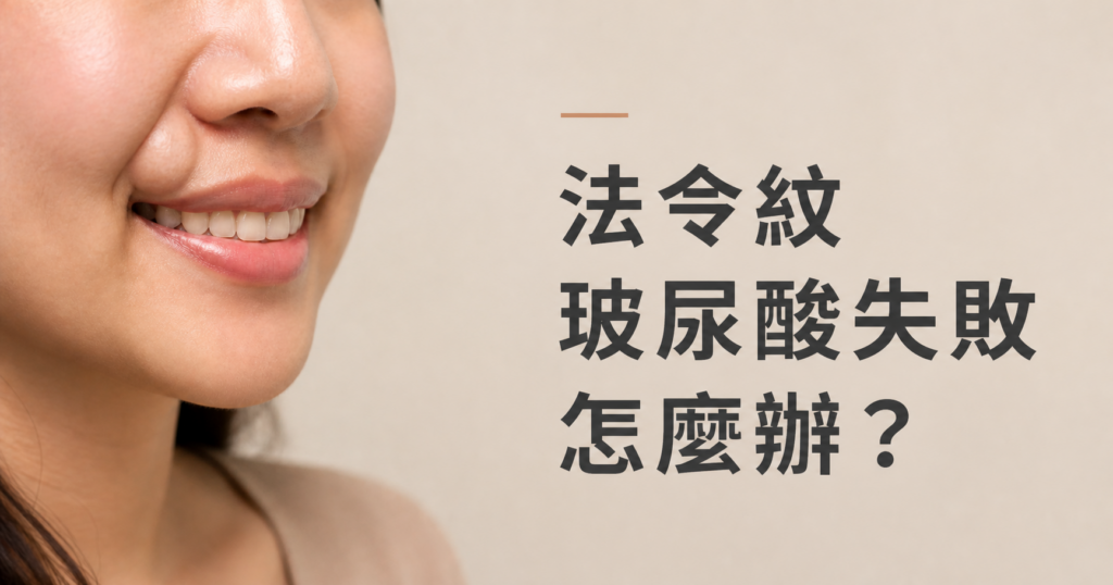 法令紋玻尿酸失敗怎麼辦：微笑女性法令紋位置示意封面圖
