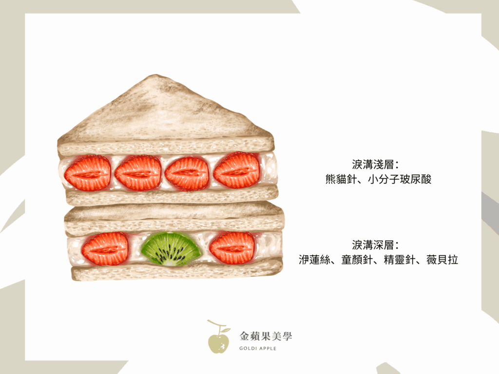 三明治淚溝