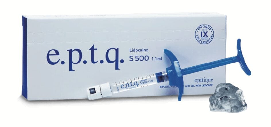 e.p.t.q. S500玻尿酸原廠包裝盒與注射器